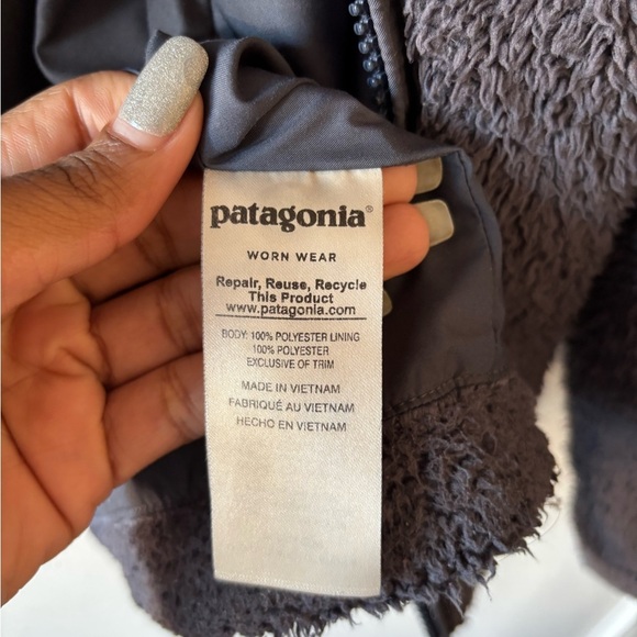Patagonia Women's Los Gatos Fleece Jacket Grey Size M Style No. 25212 Full Zip - Picture 12 of 13